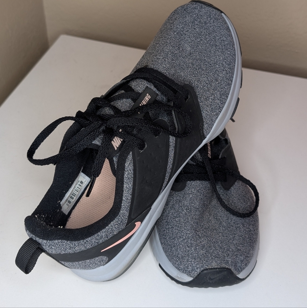 Nike Black and Pink Sneakers